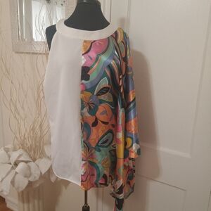 Ashley Stewart One Shoulder Blouse